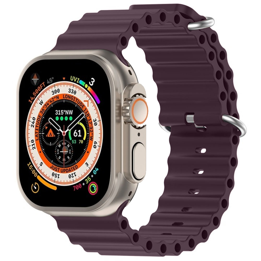 Ремешок ARMORSTANDART Ocean Band для Apple Watch All Series 38/40/41mm Berry purple (ARM74234) Совместимость по модели Apple Watch Series 7 41 мм