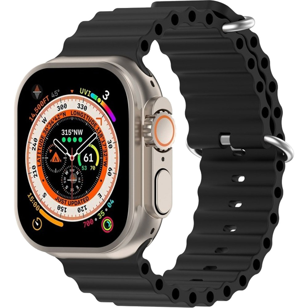 Ремешок ARMORSTANDART Ocean Band для Apple Watch All Series 38/40/41mm Black (ARM74233) Совместимость по модели Apple Watch Series 3 38mm