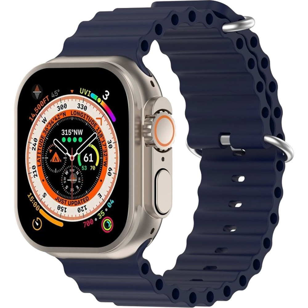 Ремешок ARMORSTANDART Ocean Band для Apple Watch All Series 38/40/41mm Deep Blue (ARM74235) Совместимость по модели Apple Watch Series 7 41 мм