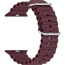 Ремешок ARMORSTANDART Ocean Band для Apple Watch All Series 38/40/41mm Wine Red (ARM74241)