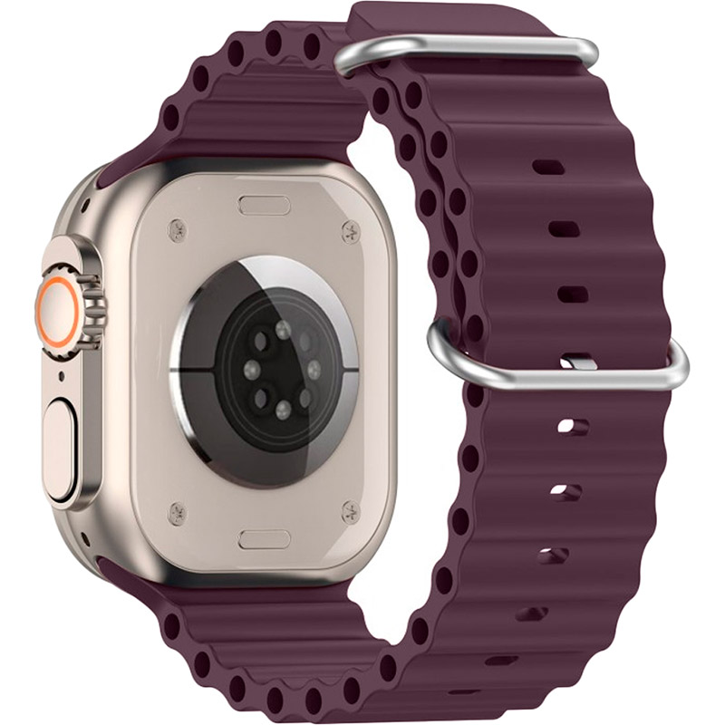 Ремінець ARMORSTANDART Ocean Band для Apple Watch All Series 42/44/45/49mm Berry purple (ARM74243) Сумісність за моделлю Apple Watch Series 9 45 мм 