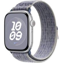 Ремінець APPLE Nike Sport Loop для APPLE Watch 46mm Grey/Blue (MXU13ZM/A)