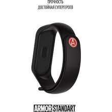 Ремешок ARMORSTANDART Xiaomi Mi Band 4/3 Avengers Black (ARM55060)