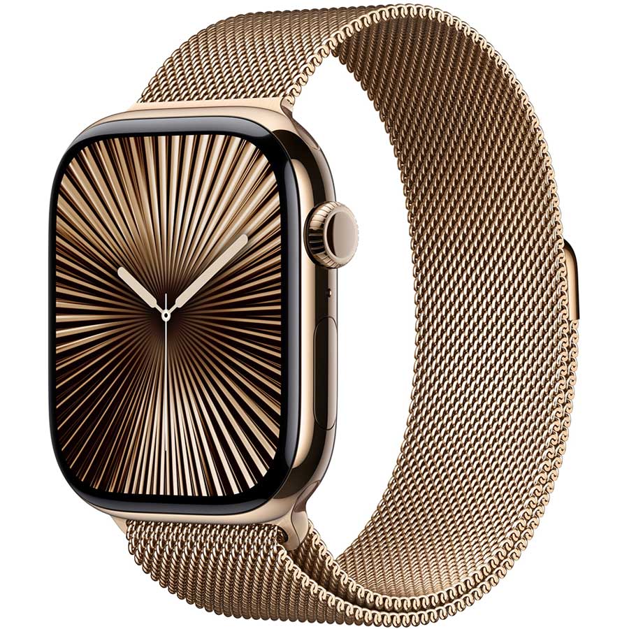 Ремешок APPLE 46mm Gold Milanese Loop - S/M (MC7K4ZM/A0 Совместимость по модели Apple Watch SE 44 мм