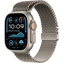 Ремешок APPLE 49mm Natural Titanium Milanese Loop - Small (MXKC3ZM/A)