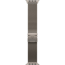 Ремешок APPLE 49mm Natural Titanium Milanese Loop - Small (MXKC3ZM/A)