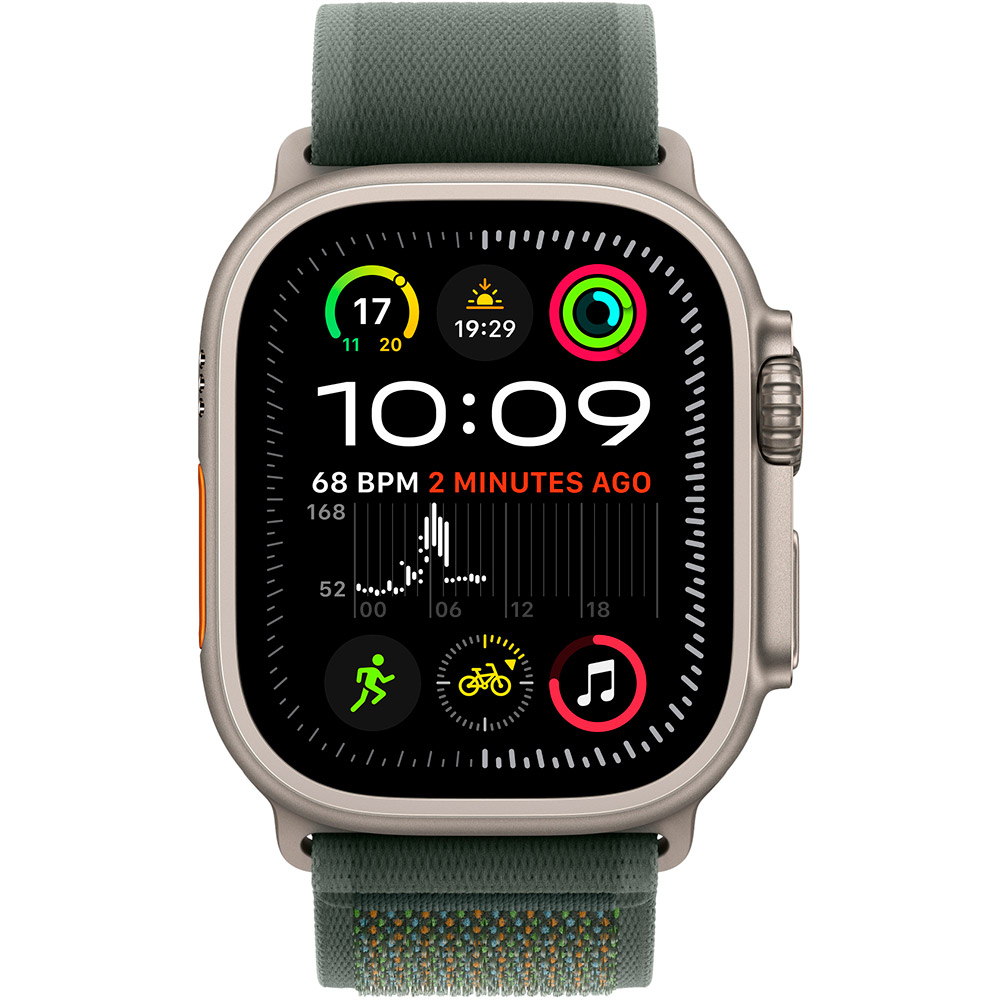 Ремінець Apple Watch Trail Loop Apple Watch 49mm Green S/M (MXTN3ZM/A) Сумісність за моделлю Apple Watch SE 44 мм 2023