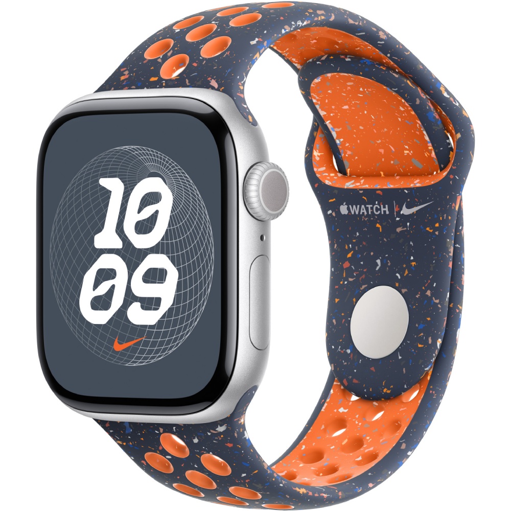 Ремешок APPLE Nike Sport Band для APPLE Watch 46mm S/M Blue Flame (MYLA3ZM/A) Совместимость по модели Apple Watch Series 10 46 мм 