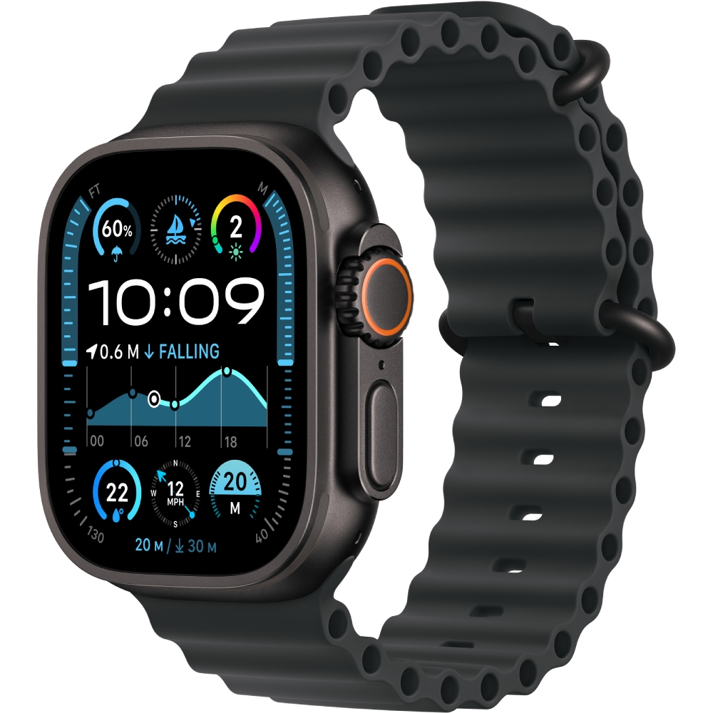 Ремешок APPLE Ocean Band для APPLE Watch 49mm Black (MYPD3ZM/A) Совместимость по модели Apple Watch