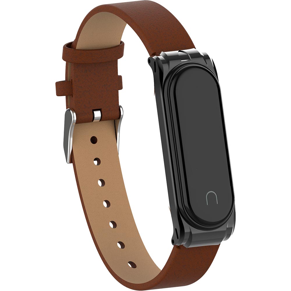 Ремешок Armorstandart Soft Band для Xiaomi Mi Band 4/3 Dark Brown/Grey (ARM55184) Тип ремешок