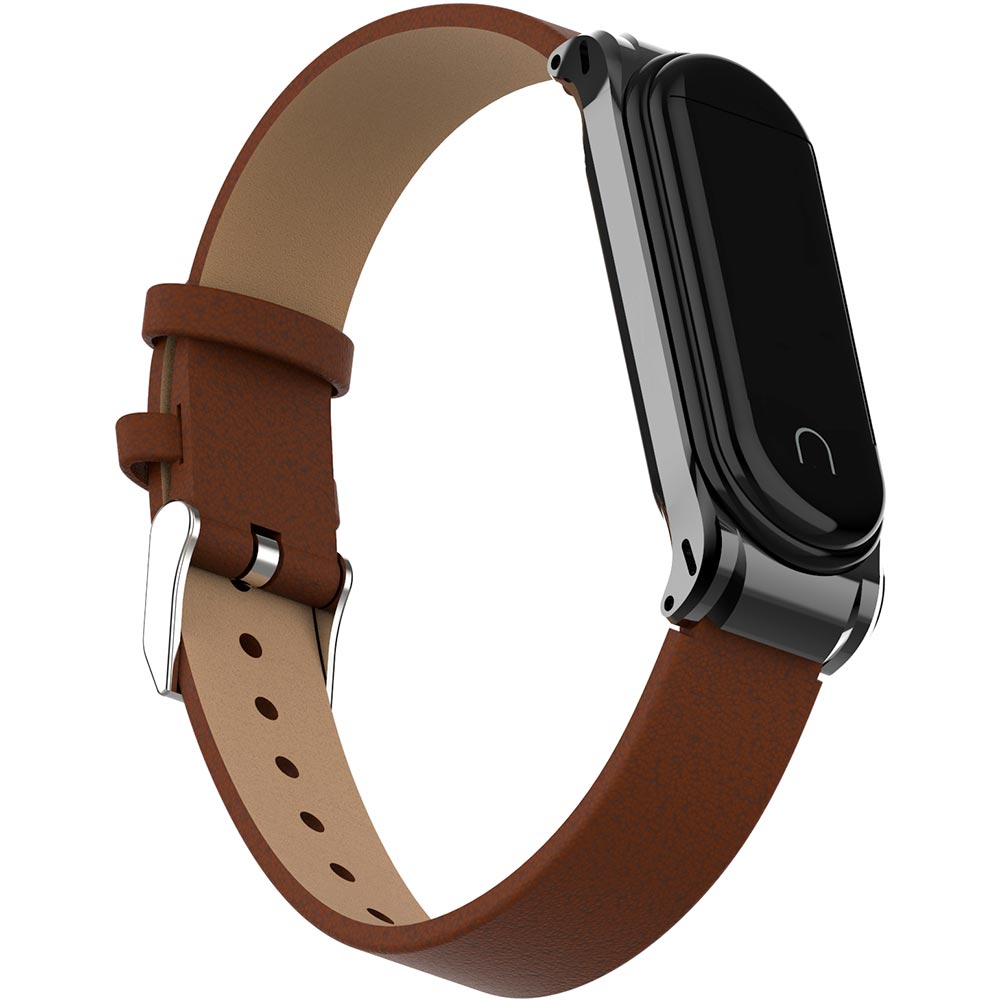 Ремешок Armorstandart Soft Band для Xiaomi Mi Band 4/3 Dark Brown/Grey (ARM55184) Количество аксессуаров в комплекте 1