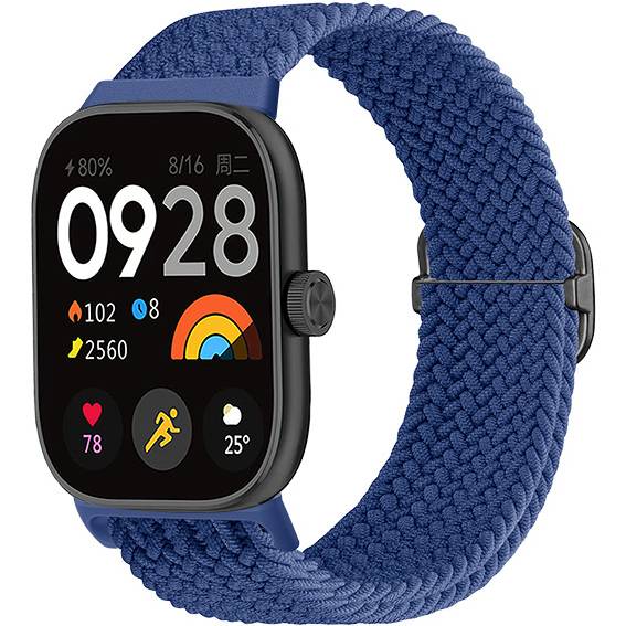 Ремінець ARMORSTANDART Braided Solo Loop для Xiaomi Mi Band 9 Pro/8 Pro/Redmi Watch 4/5 Blue (ARM73982)