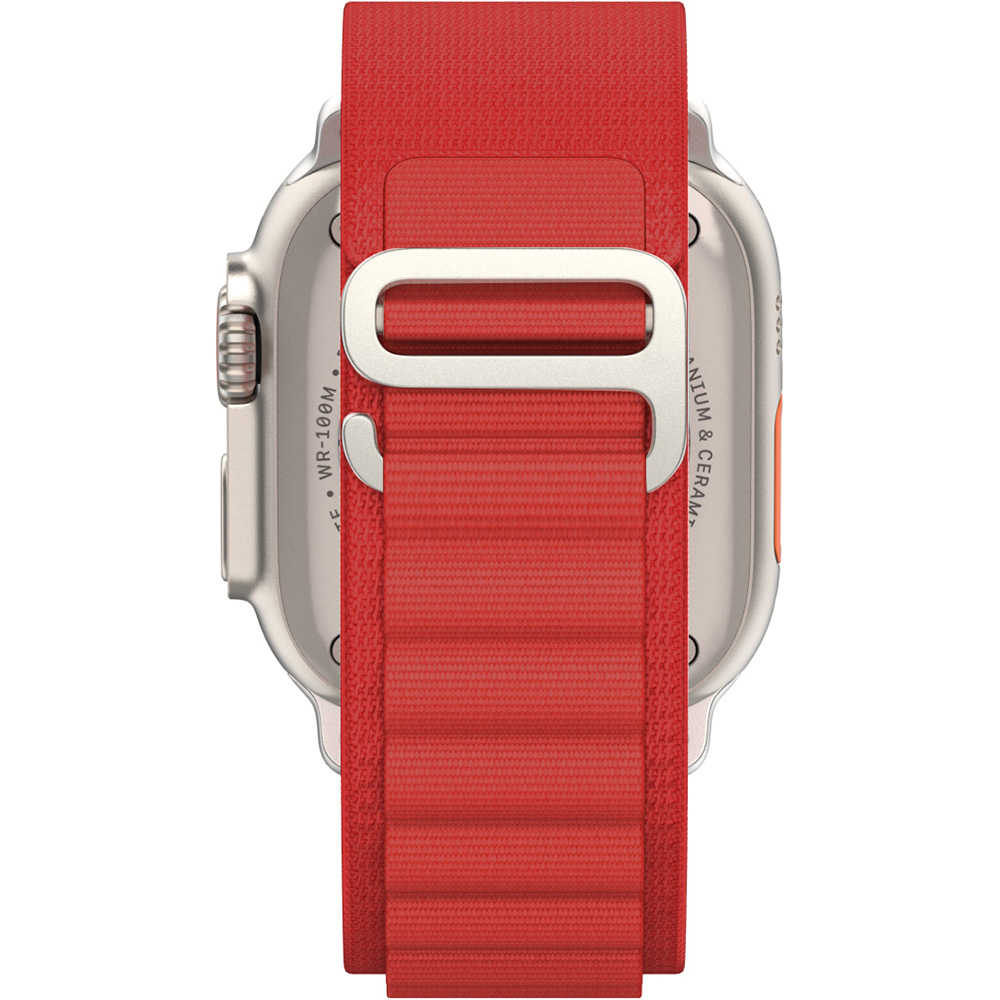 Зовнішній вигляд Ремінець ArmorStandart Alpina Band для Apple Watch 49/46/45/44/42 (Series 1-3) Red (ARM81047)