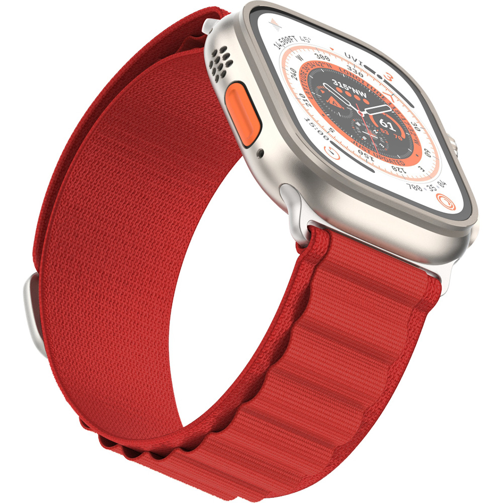 Ремінець ArmorStandart Alpina Band для Apple Watch 49/46/45/44/42 (Series 1-3) Red (ARM81047) Сумісність за моделлю Apple Watch Series 9 45 мм 