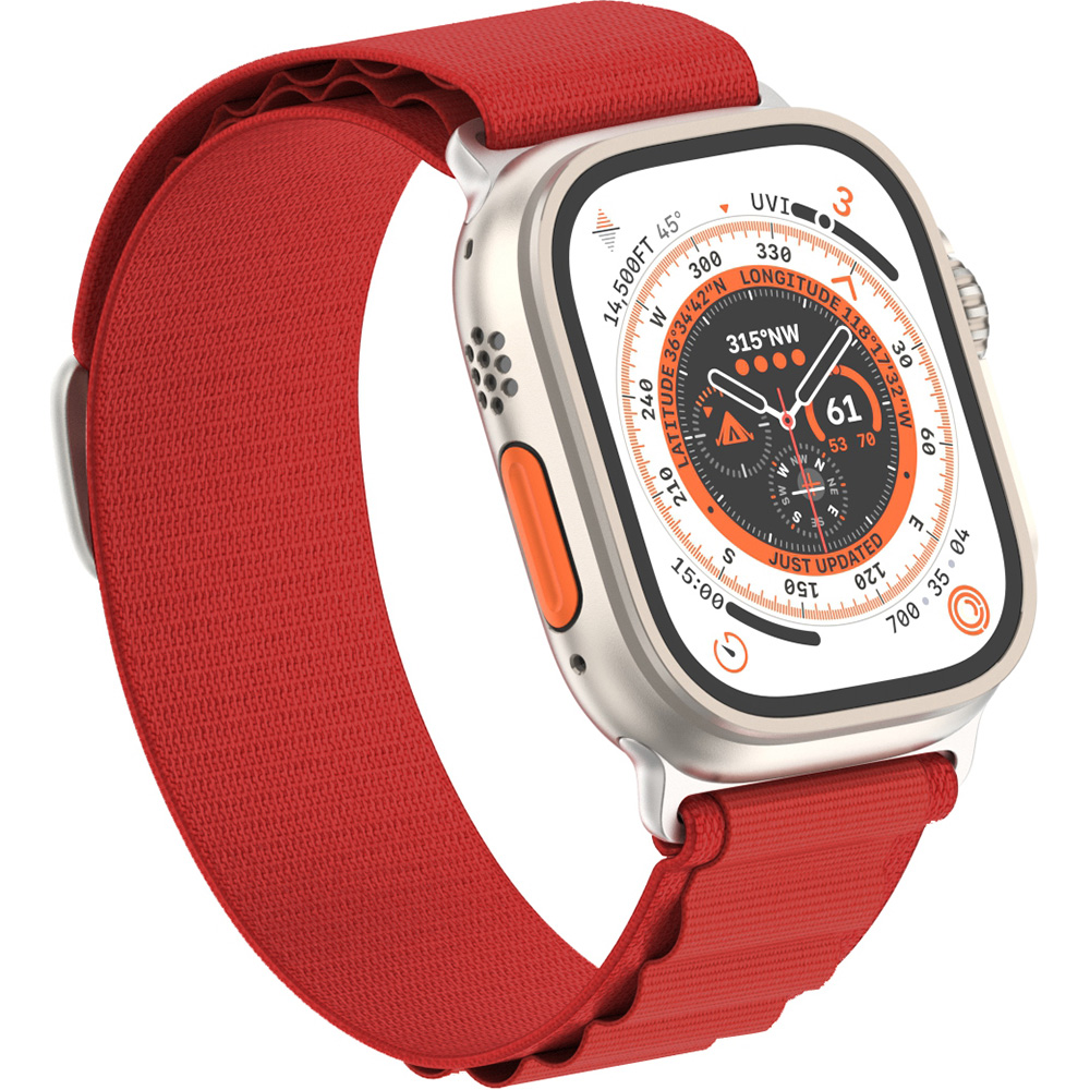 Ремінець ArmorStandart Alpina Band для Apple Watch 49/46/45/44/42 (Series 1-3) Red (ARM81047) Сумісність за моделлю Apple Watch Series 3 42mm