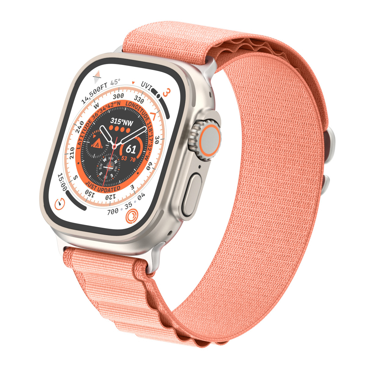 Ремешок ArmorStandart Alpina Band для Apple Watch 49/46/45/44/42 (Series 1-3) Peach (ARM81051) Совместимость по модели Apple Watch Series 7 45 мм