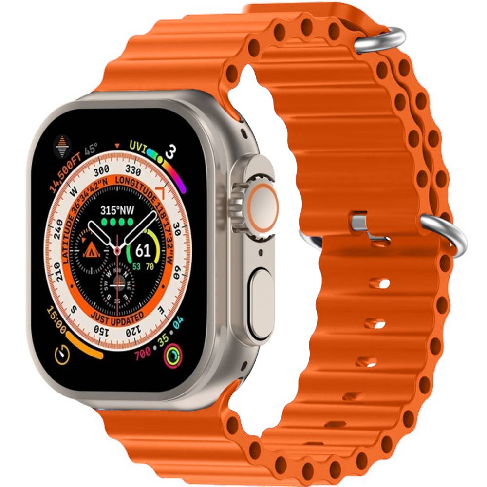 Ремінець ArmorStandart Ocean Band для Apple Watch 42 (Series 10) /41/40/38 Orange (ARM81038) Сумісність за моделлю Apple Watch SE 40 мм