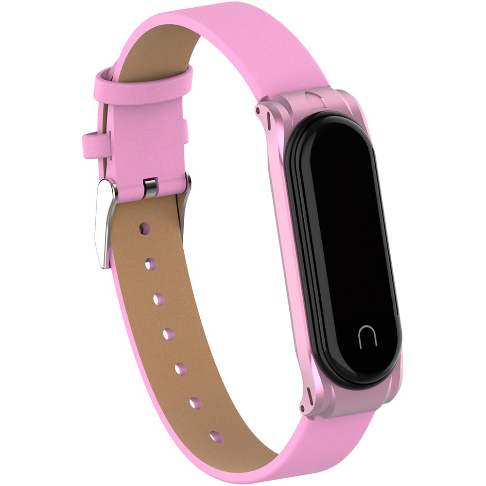 Ремешок ArmorStandart Soft Band для Xiaomi Mi Band 4/3 Pink (ARM55187) Материал кожа