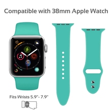 Ремінець PROMATE Oryx-38ML для Apple Watch 38/40 мм Turquoise (oryx-38ml.turquoise)