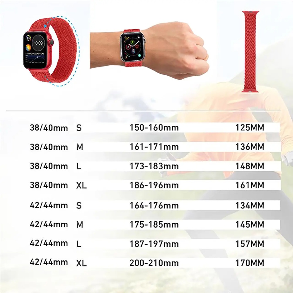 Ремешок PROMATE Fusion-44L для Apple Watch 42/44 мм Red (fusion-44l.red) Совместимость по модели Apple Watch