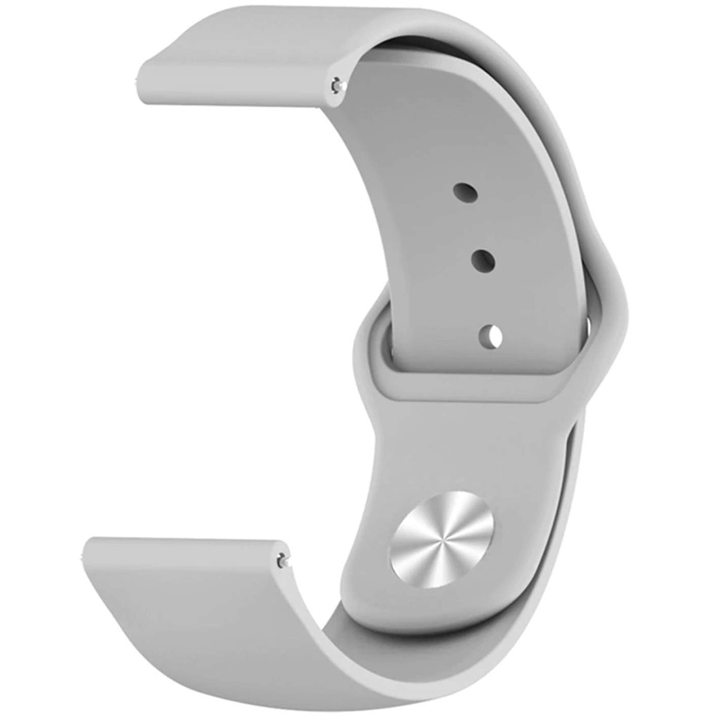 Ремінець ARMORSTANDART Silicone Watch Strap 20 mm Light Grey (ARM60517)
