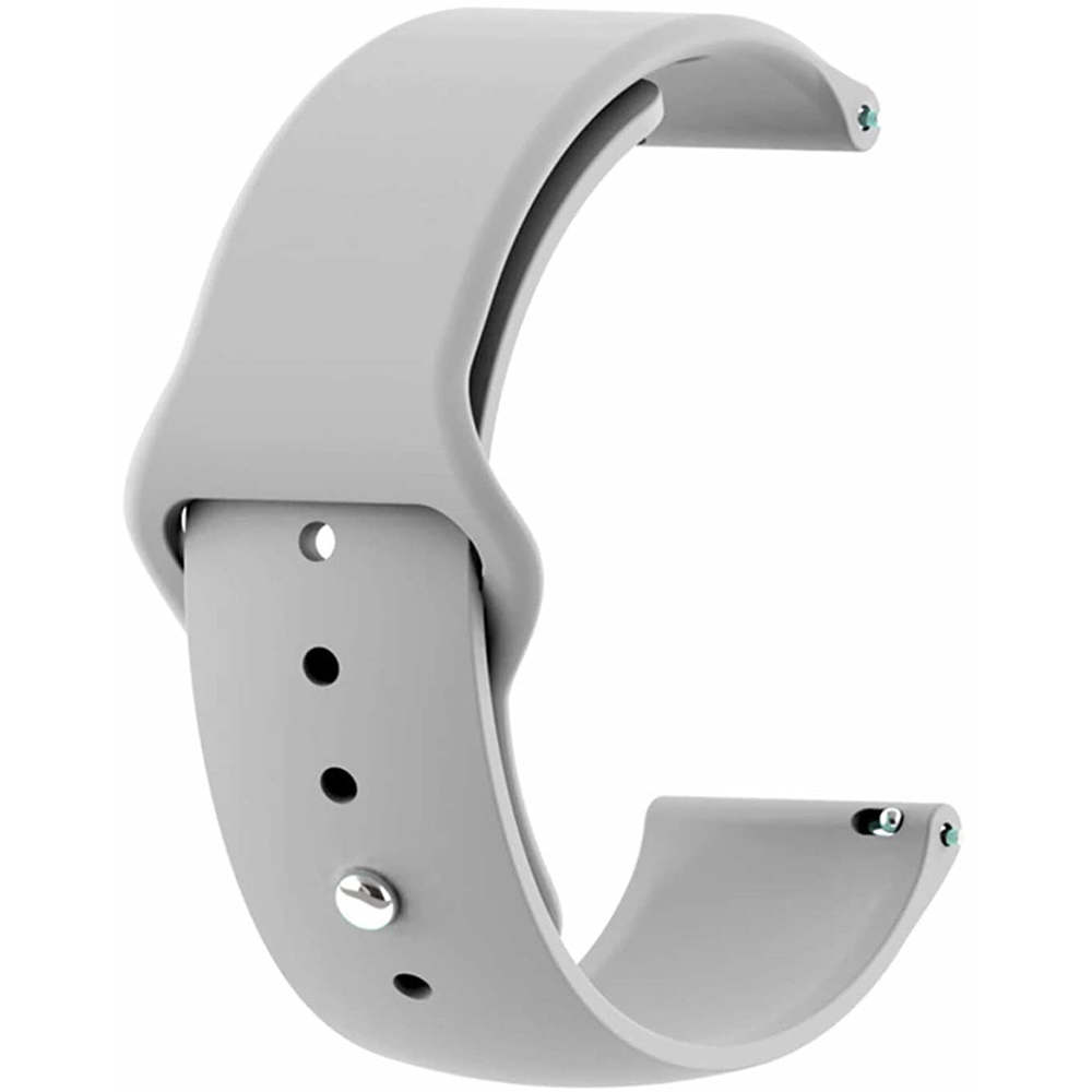 Ремінець ARMORSTANDART Silicone Watch Strap 20 mm Light Grey (ARM60517) Сумісність Універсальний Ремінець 20 мм