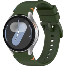 Ремінець BECOVER Tape для Samsung Galaxy Watch 3/4/5/6/7 20mm Khaki (712056)