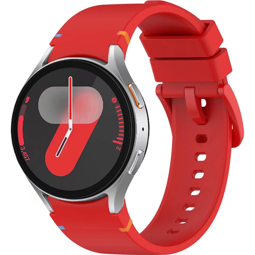 Ремешок BECOVER Tape для Samsung Galaxy Watch 3/4/5/6/7 20mm Red (712060) Ремешок BECOVER Tape для Samsung Galaxy Watch 3/4/5/6/7 20mm Red (712060)