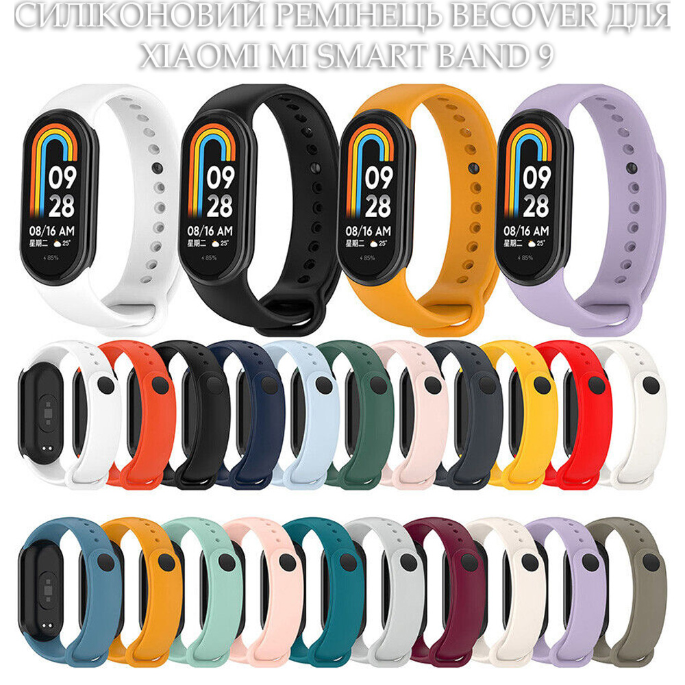 Зовнішній вигляд Ремінець BECOVER для Xiaomi Mi Smart Band 9 Hot Pink (711949)