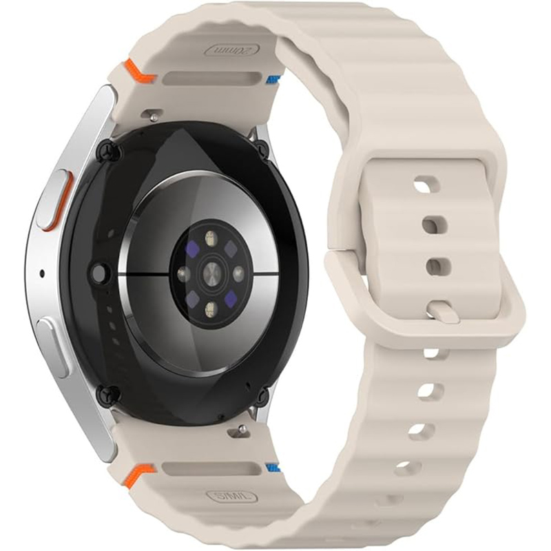 Ремінець BECOVER Ribbed Tape для Samsung Galaxy Watch (20mm) 3/4/5/6/7 Cream (712039) Сумісність за моделлю Samsung Galaxy Watch 4 40mm