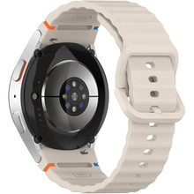 Ремінець BECOVER Ribbed Tape для Samsung Galaxy Watch (20mm) 3/4/5/6/7 Cream (712039)