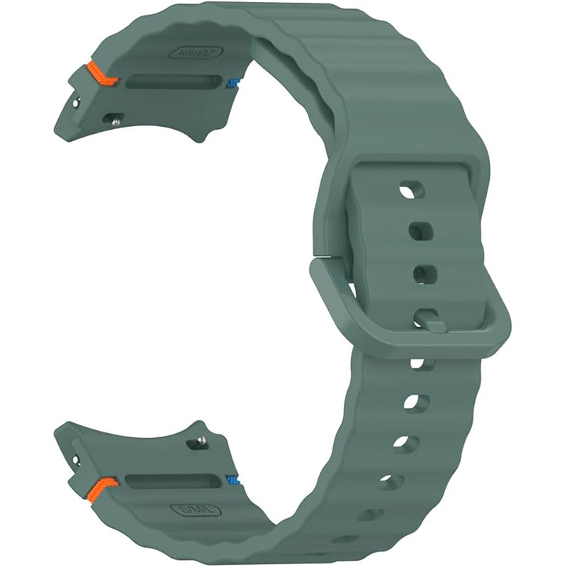 Ремінець BECOVER Ribbed Tape для Samsung Galaxy Watch (20mm) 3/4/5/6/7 Dark Green (712041) Сумісність за моделлю Samsung Galaxy Watch 7 44mm
