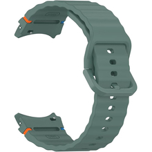 Ремінець BECOVER Ribbed Tape для Samsung Galaxy Watch (20mm) 3/4/5/6/7 Dark Green (712041)