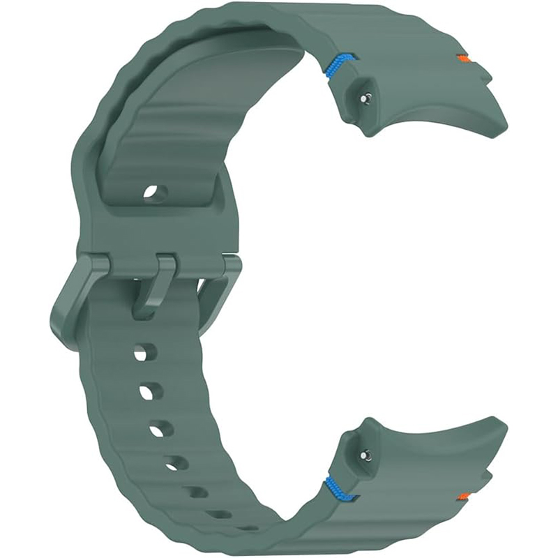 Ремінець BECOVER Ribbed Tape для Samsung Galaxy Watch (20mm) 3/4/5/6/7 Dark Green (712041) Сумісність за моделлю Samsung Galaxy Watch 4 44mm