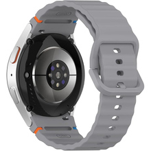 Ремешок BECOVER Ribbed Tape для Samsung Galaxy Watch (20mm) 3/4/5/6/7 Gray (712042)