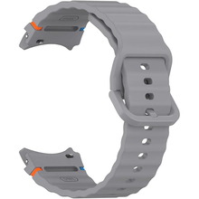 Ремешок BECOVER Ribbed Tape для Samsung Galaxy Watch (20mm) 3/4/5/6/7 Gray (712042)