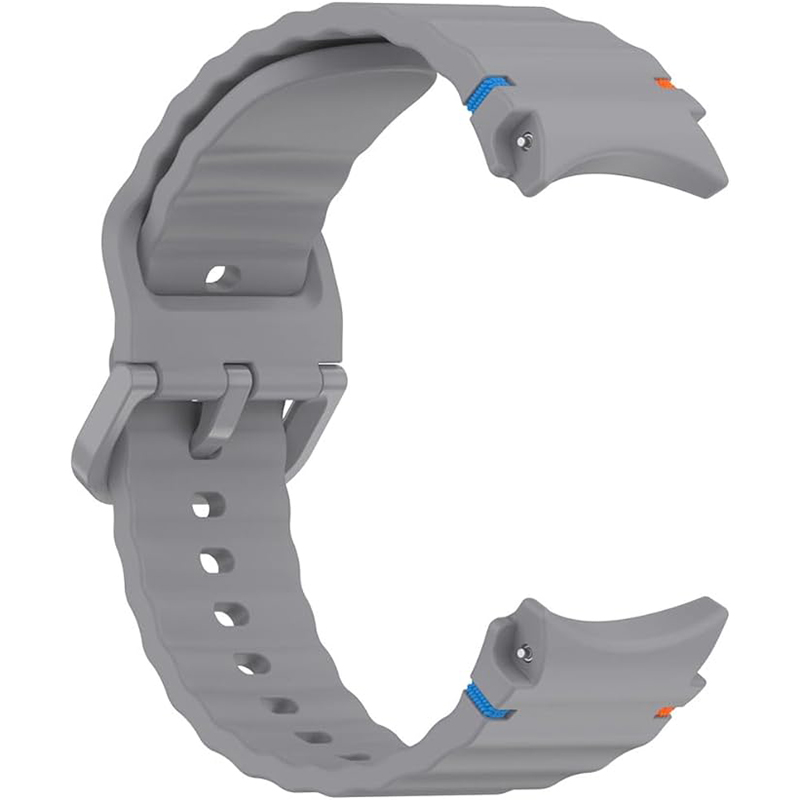 Ремешок BECOVER Ribbed Tape для Samsung Galaxy Watch (20mm) 3/4/5/6/7 Gray (712042) Совместимость по модели Samsung Galaxy Watch 4 40mm
