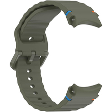 Ремінець BECOVER Ribbed Tape для Samsung Galaxy Watch (20mm) 3/4/5/6/7 Khaki (712043)