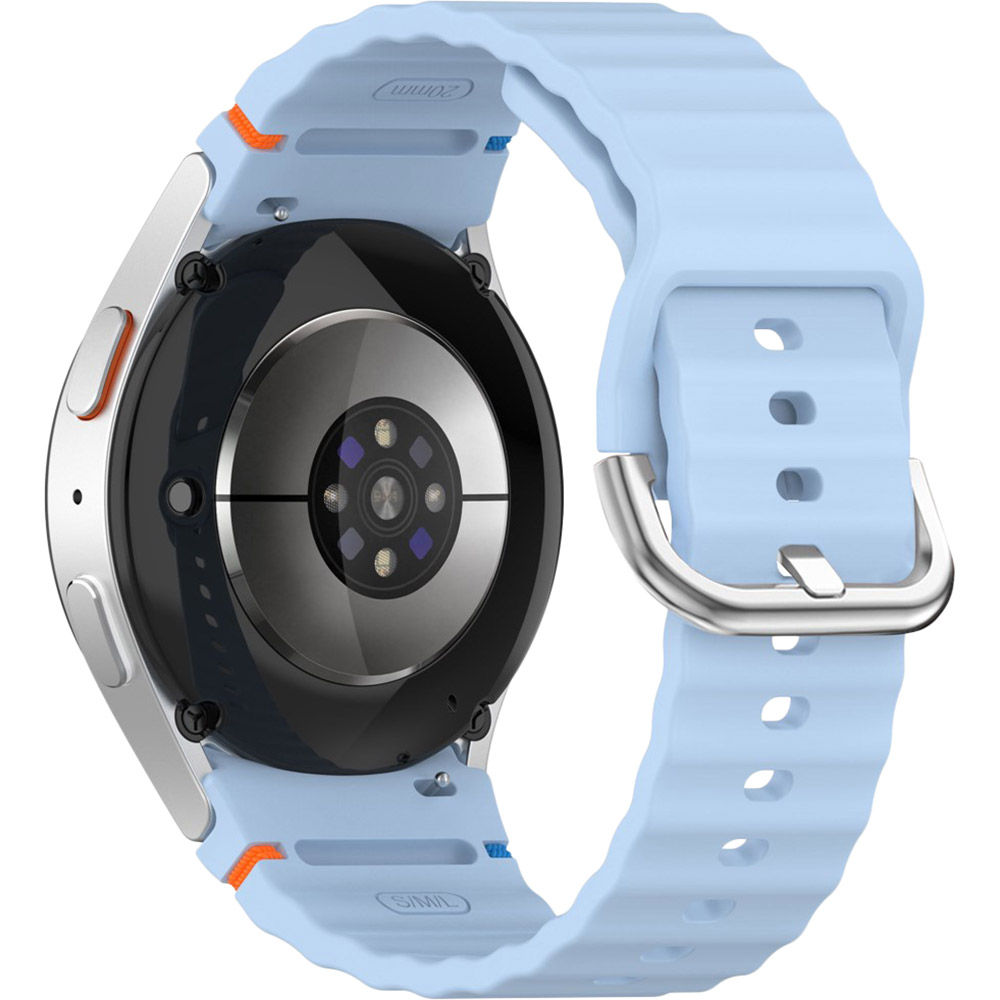 Силиконовый ремешок BeCover Ribbed Tape (20mm) для Samsung Galaxy Watch 7 (40/44mm)/7 FE/6/6 Classic/5/5 Pro/4/4 Classic/Watch 3 (41mm) Lite Blue (712044) Совместимость по модели Samsung Galaxy Watch 3 41 мм