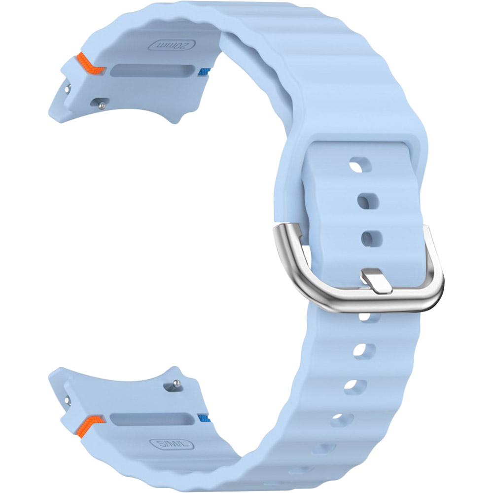 Силиконовый ремешок BeCover Ribbed Tape (20mm) для Samsung Galaxy Watch 7 (40/44mm)/7 FE/6/6 Classic/5/5 Pro/4/4 Classic/Watch 3 (41mm) Lite Blue (712044) Совместимость по модели Samsung Galaxy Watch 4 44mm