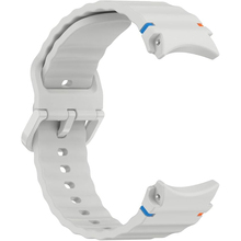 Ремінець BECOVER Ribbed Tape для Samsung Galaxy Watch (20mm) 3/4/5/6/7 Lite Gray (712045)