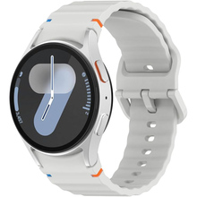 Ремінець BECOVER Ribbed Tape для Samsung Galaxy Watch (20mm) 3/4/5/6/7 Lite Gray (712045)