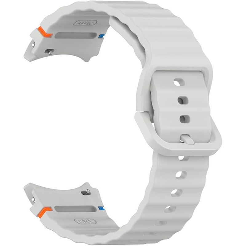 Ремінець BECOVER Ribbed Tape для Samsung Galaxy Watch (20mm) 3/4/5/6/7 Lite Gray (712045) Сумісність за моделлю Samsung Galaxy Watch 6 44 мм