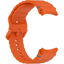 Ремешок BECOVER Ribbed Tape для Samsung Galaxy Watch (20mm) 3/4/5/6/7 Orange (712046)