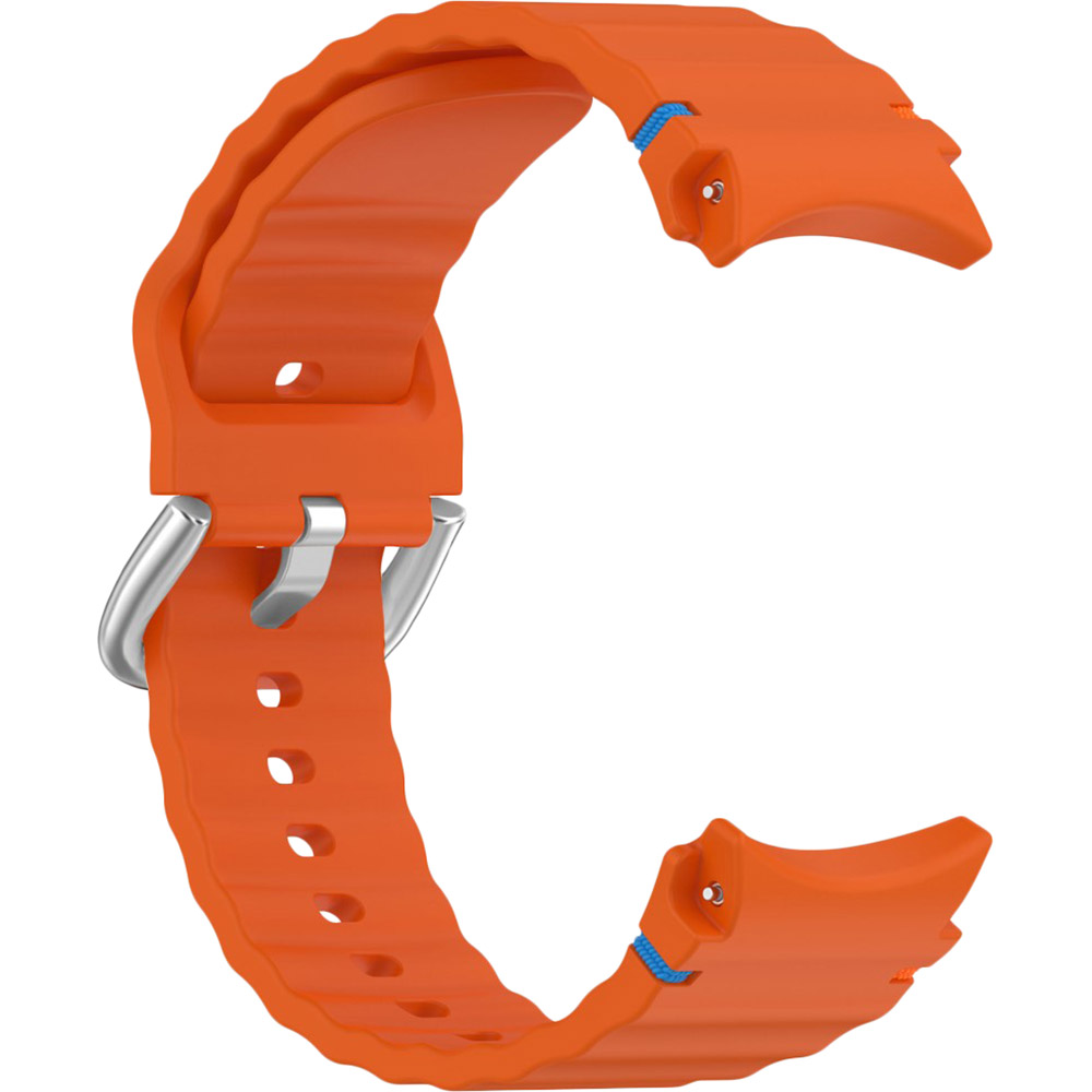 Силиконовый ремешок BeCover Ribbed Tape (20mm) для Samsung Galaxy Watch 7 (40/44mm)/7 FE/6/6 Classic/5/5 Pro/4/4 Classic/Watch 3 (41mm) Orange (712046) Совместимость по модели Samsung Galaxy Watch 7 44mm
