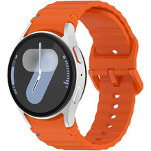Ремешок BECOVER Ribbed Tape для Samsung Galaxy Watch (20mm) 3/4/5/6/7 Orange (712046)