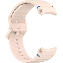 Ремешок BECOVER Ribbed Tape для Samsung Galaxy Watch (20mm) 3/4/5/6/7 Pink (712047)
