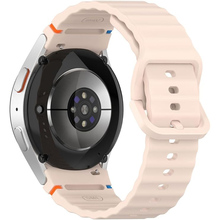 Ремешок BECOVER Ribbed Tape для Samsung Galaxy Watch (20mm) 3/4/5/6/7 Pink (712047)