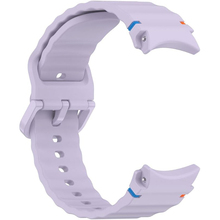 Ремінець BECOVER Ribbed Tape для Samsung Galaxy Watch (20mm) 3/4/5/6/7 Purple (712048)