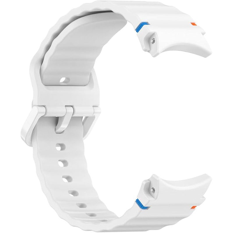 Ремешок BECOVER Ribbed Tape для Samsung Galaxy Watch (20mm) 3/4/5/6/7 White (712050) Совместимость по модели Samsung Galaxy Watch 7 44mm